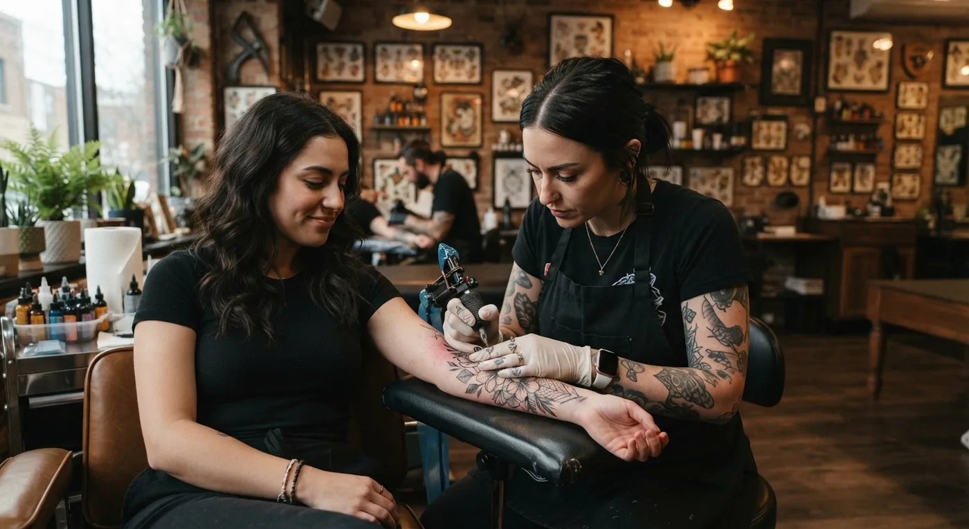 tattoo artist Westland